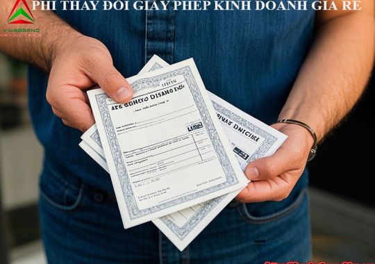 PHÍ THAY ĐỔI GIẤY PHÉP KINH DOANH CÁC QUẬN TPHCM GIÁ RẺ