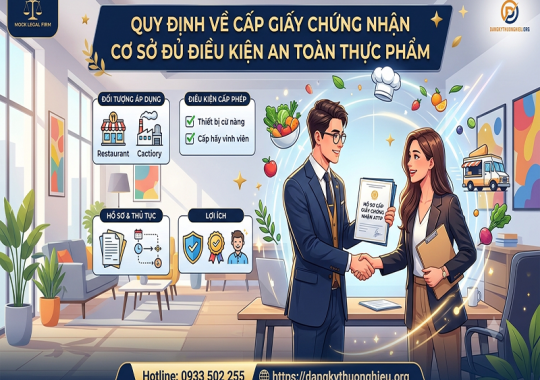 Quy định về cấp Giấy chứng nhận cơ sở đủ điều kiện an toàn thực phẩm