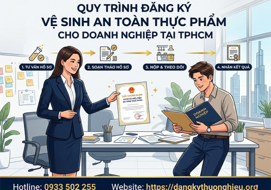 Quy trình đăng ký vệ sinh an toàn thực phẩm cho doanh nghiệp