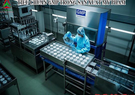 QUY TRÌNH ĐẠT CHUẨN GMP TRONG SẢN XUẤT MỸ PHẨM