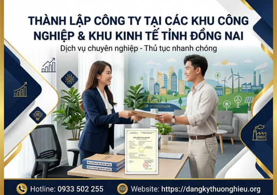 Thành lập công ty các Khu công nghiệp Khu kinh tế tỉnh Đồng Nai