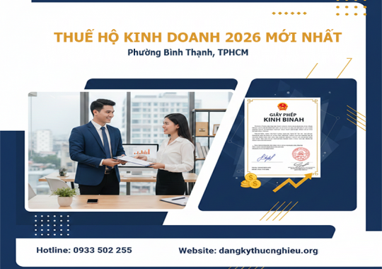 THUẾ HỘ KINH DOANH 2026 MỚI NHẤT