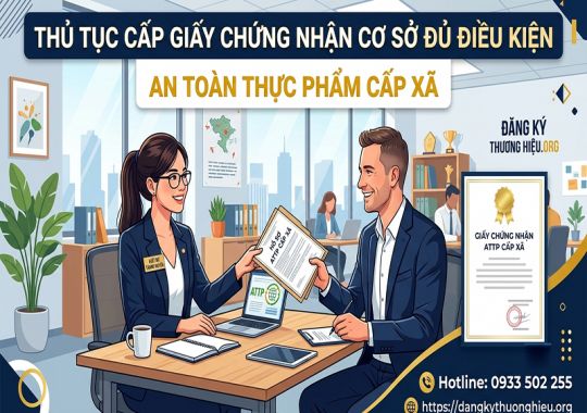 Thủ tục cấp giấy chứng nhận cơ sở đủ điều kiện an toàn thực phẩm cấp xã