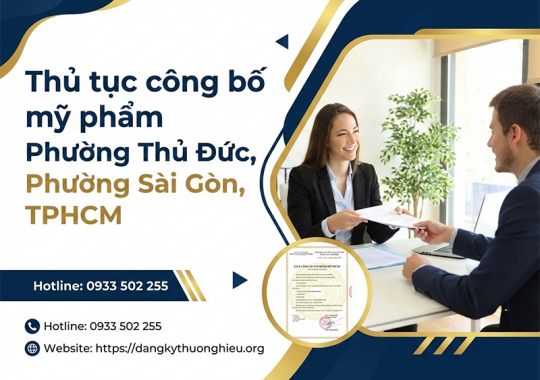 THỦ TỤC CÔNG BỐ MỸ PHẨM NĂM 2026