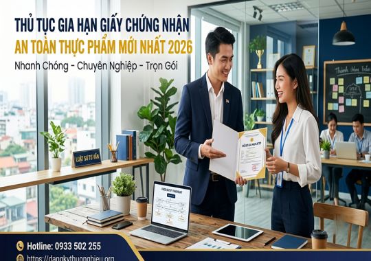Thủ tục gia hạn giấy chứng nhận an toàn thực phẩm mới nhất năm 2026