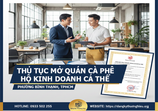 THỦ TỤC MỞ QUÁN CÀ PHÊ HỘ KINH DOANH CÁ THỂ TẠI TPHCM