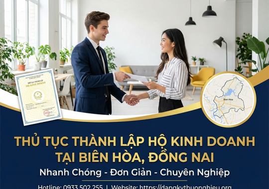 THỦ TỤC THÀNH LẬP HỘ KINH DOANH TẠI BIÊN HÒA