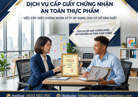 Việc cấp Giấy chứng nhận cơ sở đủ điều kiện an toàn thực phẩm cho cơ sở sản xuất được áp dụng