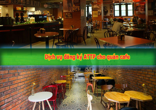 XIN GIẤY PHÉP VỆ SINH AN TOÀN THỰC PHẨM CHO QUÁN CAFE