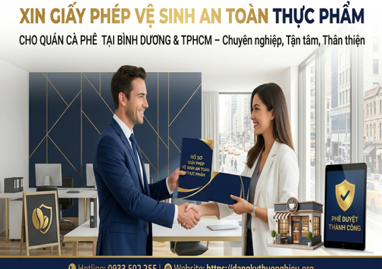 Xin giấy phép vệ sinh an toàn thực phẩm cho quán cà phê tại Phường Bình Dương, TPHCM